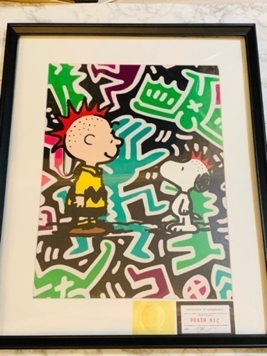 売約済正規品DEATH NYC  世界限定100枚　キースヘリング　チャーリー