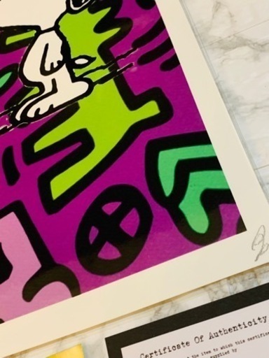売約済正規品DEATH NYC  世界限定100枚　チャーリー　キースヘリング 売約済正規品DEATH NYC 世界限定100枚 チャーリー キースヘリング