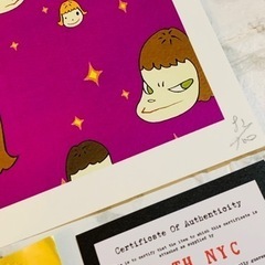 売約済正規品DEATH NYC  世界限定100枚 奈良美智　現代アートの画像