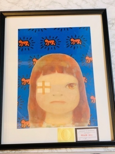 売約済正規品DEATH NYC  世界限定100枚 ポップアート 奈良美智