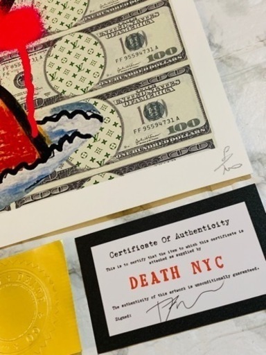 売約済正規品DEATH NYC  世界限定100枚 奈良美智　ロッタちゃん