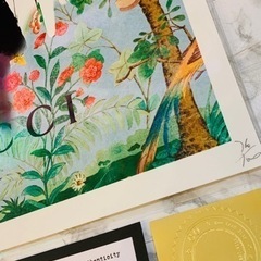 決まりました。売約済 DEATH NYC 世界限定100枚 グッチ 傘少女-電動