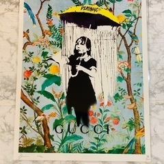 決まりました。売約済 DEATH NYC 世界限定100枚 グッチ 傘少女-電動