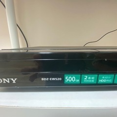 【値下げ交渉可】SONY ブルーレイレコーダー　2番組録画