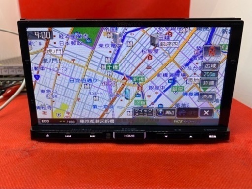 KENWOOD 上位級　MDV-X500 フルセグ　新品バックカメラ付フルセット　な-6