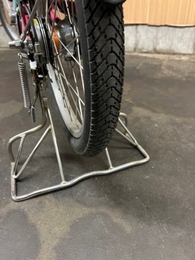 格安出品‼️  20インチ 子供乗せ 電動自転車 Panasonic ギュットミニ  ピンク リアチャイルドシート無料❗️ 3人乗り 