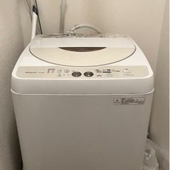 SHARP 洗濯機4.5kg🎅🏻の画像