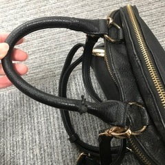 2WAYバッグ　ハンドバッグ　リュック　ブラックの画像