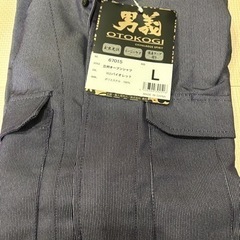 ワークシャツ 立衿オープンシャツ