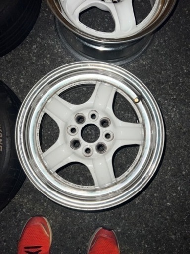 車のパーツ weds sports RS-5 4H PCD100 6.5J
