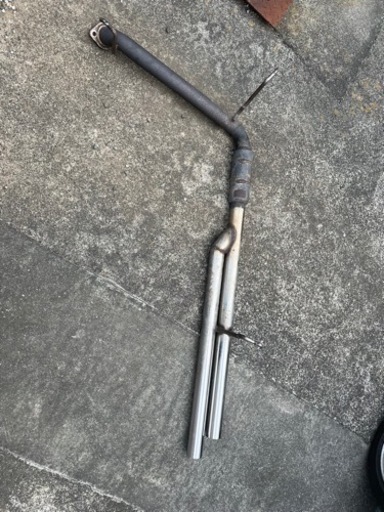 ha23v ha12s ワンオフデュアルマフラー 左出し