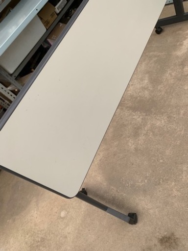 プラス　会議用テーブル&椅子セット‼︎ (テーブル2点 椅子4点)計6点セット