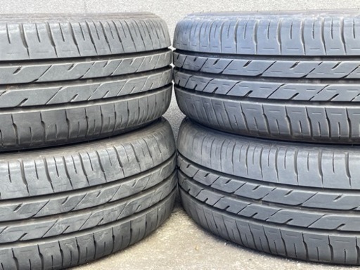 はめ替え工賃込み！165/55R14 オートバックスMaxrunEVERROAD 中古4本セット！20年製