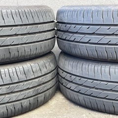 はめ替え工賃込み！165/55R14 オートバックスMaxrunEVERROAD 中古4本セット！20年製の画像