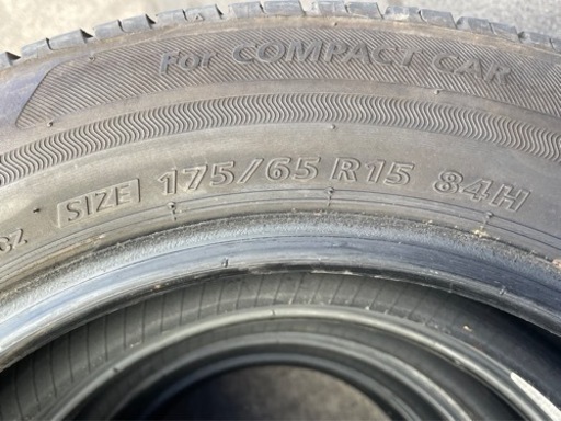はめ替え工賃込み！175/65R15 ブリヂストン エコピアNH100C 中古4本セット！