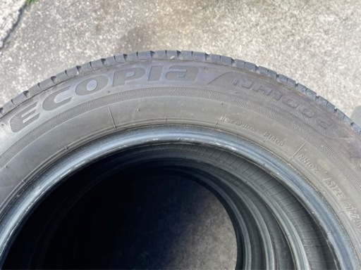 はめ替え工賃込み！175/65R15 ブリヂストン エコピアNH100C 中古4本セット！
