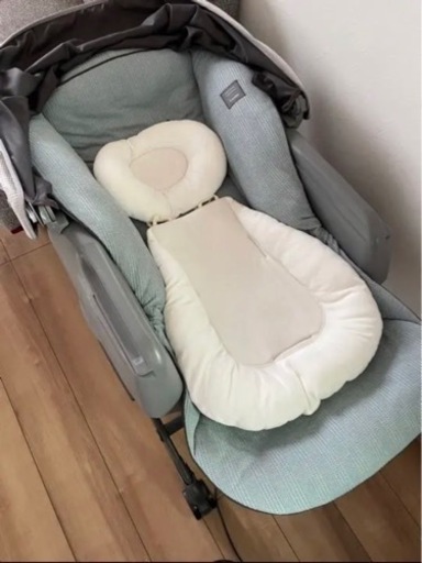 【美品】Combi コンビ ホワイトレーベル ネムリラ AUTO SWING BEDi Long シェル EG 