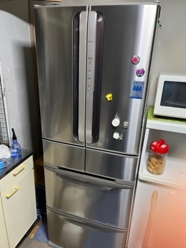 日立　430L 6枚扉　冷蔵庫　動作品