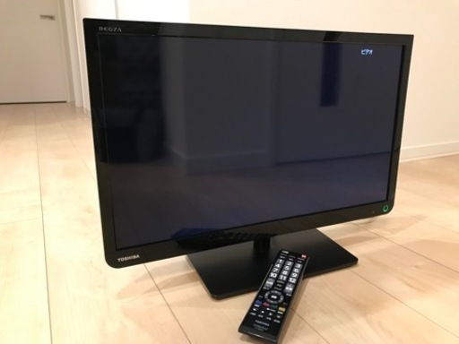 【TOSHIBA　REGZA】液晶カラーテレビ　23S8　2015年製　締め切りました