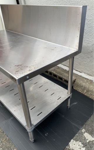 業務用 マルゼン コンロ台 作業台 調理台 1200×600×650+300 厨房機材 飲食店 キッチン 用品 居酒屋 飲食店 ガス台