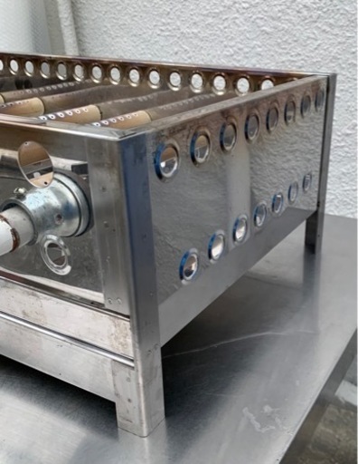 業務用 卓上 グリラー LPガス たこ焼き器 鉄板グリラー プロパンガス ガスグリラー 床火 グリドル たこ焼き器 鉄板焼き イカ焼 