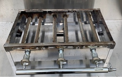 業務用 卓上 グリラー 都市ガス 鉄板グリラー ガスグリラー 床火 グリドル たこ焼き器 鉄板焼き イカ焼 お好み焼 焼きそば 大阪 屋台 厨房