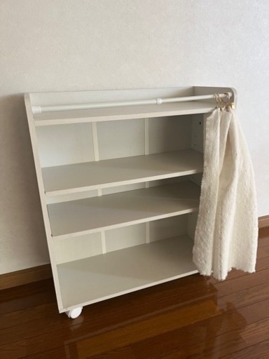 【美品】収納棚　ホワイト