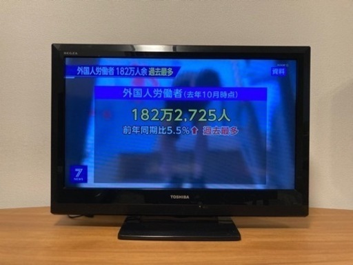 32インチTV REGZA