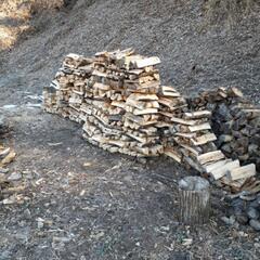 けやき　薪　軽トラック5台分