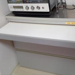 引き出し式食器棚　90cm幅の画像