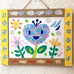【JR四条畷駅】2/25(土) ちぎり絵でお花のアートフレームづくり