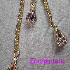 揺れるスワロフスキー かんざしの画像