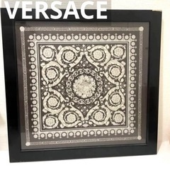 神戸市東灘区でお渡し▶ヴェルサーチ  VERSACE  布 スカーフ 壁飾り 壁掛け 壁絵