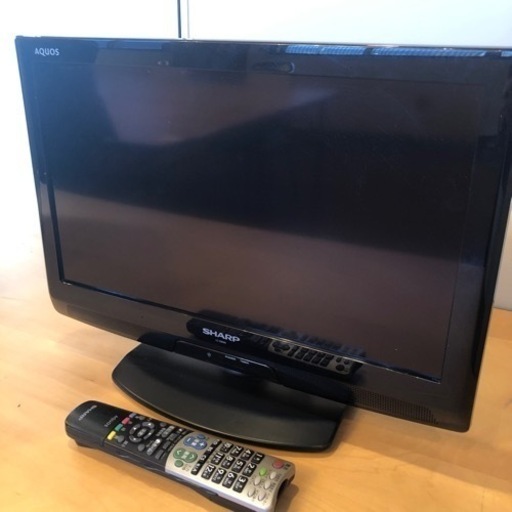 お手軽サイズ！20インチテレビ　SHARP AQUOS