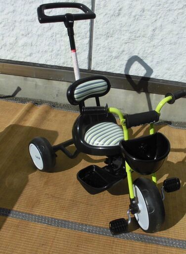 JM16883)三輪車 アイデス カーゴ 対象年齢：1.5～5歳未満 幅：約45cm 高さ：約75cm 奥行：約70cm 中古品【取りに来られる方限定】