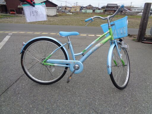 【相談中】chapel panasonic 24インチ ジュニアサイクル 水色（159）
