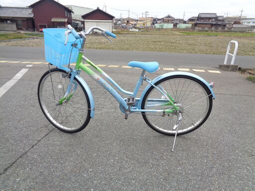【相談中】chapel panasonic 24インチ ジュニアサイクル 水色（159）