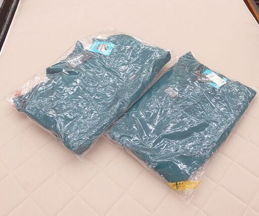 未使用 旭蝶繊維 防水極寒ブルゾン＆パンツ 上下セット LL グリーン/緑 防寒 作業服 作業着 札幌市 北区 屯田