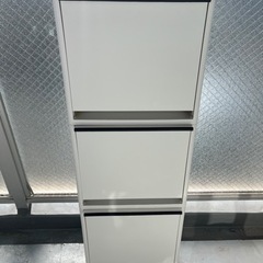 3段分別ゴミ箱　キャスター付きの画像