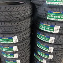 クレジット決済可！新品グッドイヤータイヤ　155/65R14★4本工賃込￥22,000(税込)　2024年製グッドイヤータイヤEG01 軽自動車用サイズ 155/65R14★4本と1台分組換え工賃込・今だけ特価!! 公式ラインお友達登録でさらに500円引きの画像