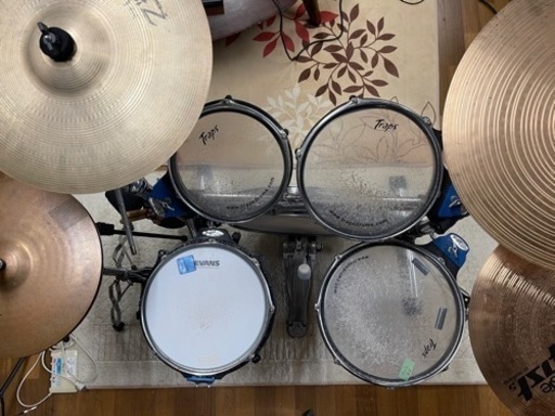 買ってすぐ叩けます！ ドラムセット Traps drums A400NC フルセット（各種シンバル付き！）
