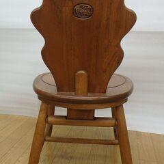 ニチハン ダイニング3点セット　テーブル・イス２点 中古の画像