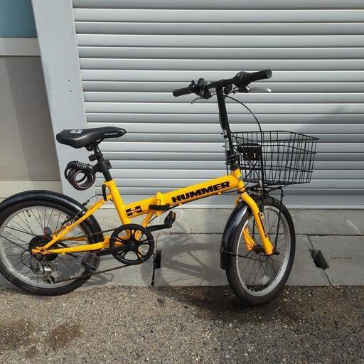 ハマー20インチ折りたたみ自転車6段変速