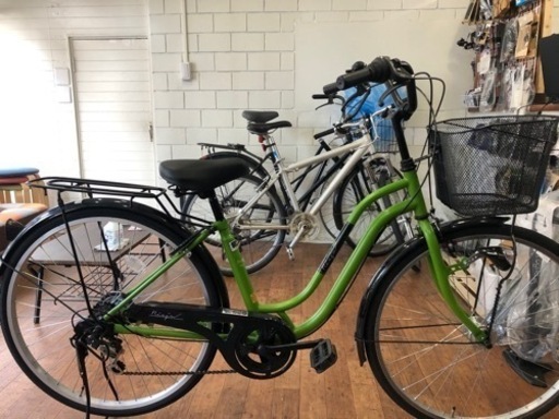 中古自転車。オートライト、6段変速。オーバーホール済。