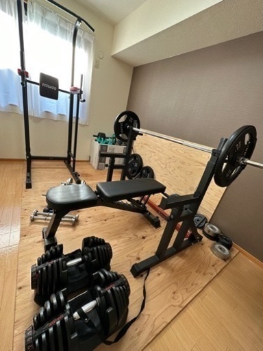 筋トレ、ホームジム、ワークアウト、コンテストに十分出られるセット、これだけでOK