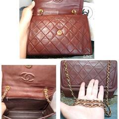 ☆正規品☆美品☆CHANEL☆ヴィンテージ　マトラッセ　フリンジ　希少ブラウン☆の画像