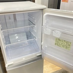 安心の6カ月動作保証】取りに来れる方限定！SHARP【シャープ】2ドア 