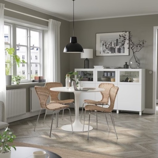 (sold) DOCKSTA ドクスタ IKEA イケア テーブル, ホワイト 103 cm 