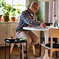 (sold) DOCKSTA ドクスタ IKEA イケア テーブル, ホワイト 103 cm の画像