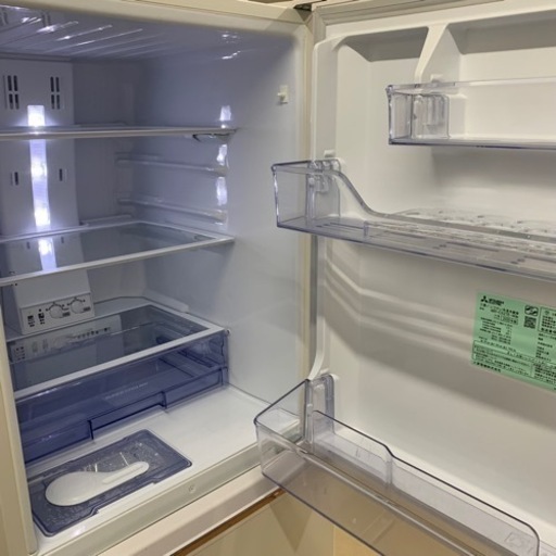 4/30 終 2020年製 自動製氷機能付き 冷蔵庫 MITSUBISHI MR-CX27E-W 272L 三菱 菊E
